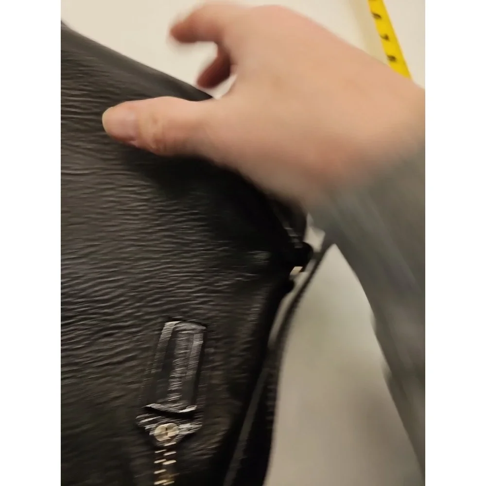 COACH 46913 CHELSEA LEATHER MINI SHOULDER BAG BLACK